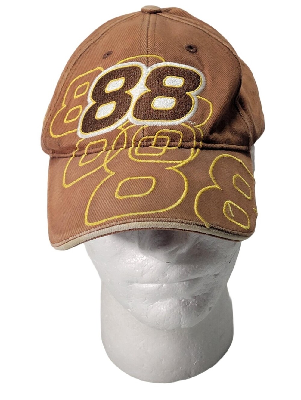 NASCAR Winners Circle #88 Dale Jarrett Brown Strapback Baseball Hat Cap